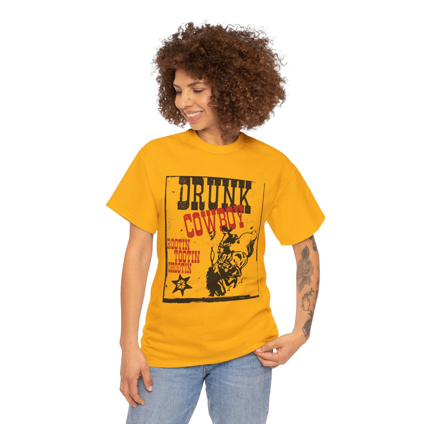 Drunk Cowboy tee
